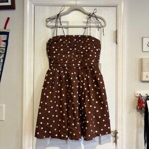 NWT Abercrombie & Fitch Polka Dot Mini Dress